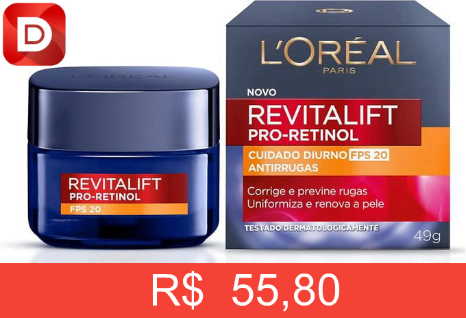 Foto do produto L'Oréal Paris Creme Facial Antirrugas Revitalift Pro Retinol