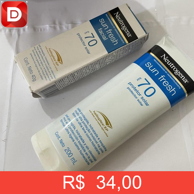 Foto do produto Neutrogena Sun Fresh Protetor Solar Facial