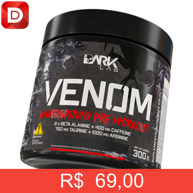 Foto do produto Pré-Treino Dark Lab Venom Underground