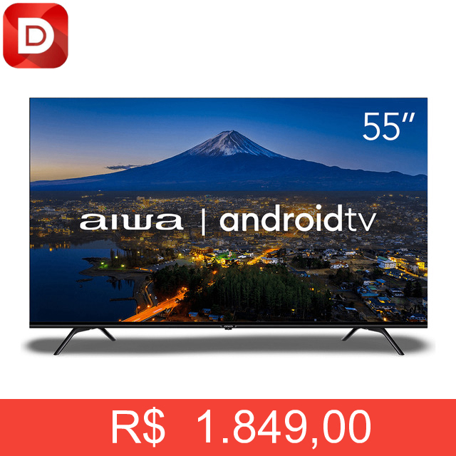 Foto do produto Smarttv Aiwa 55 Android 4k