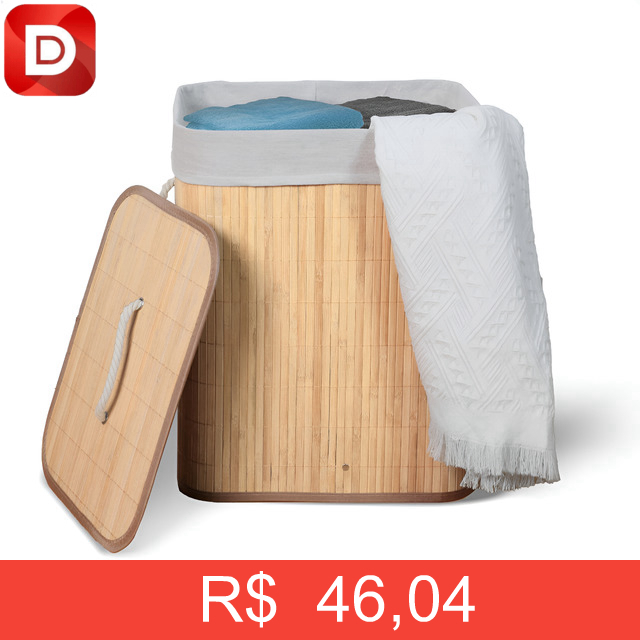 Foto do produto Cesto Bambu Retangular