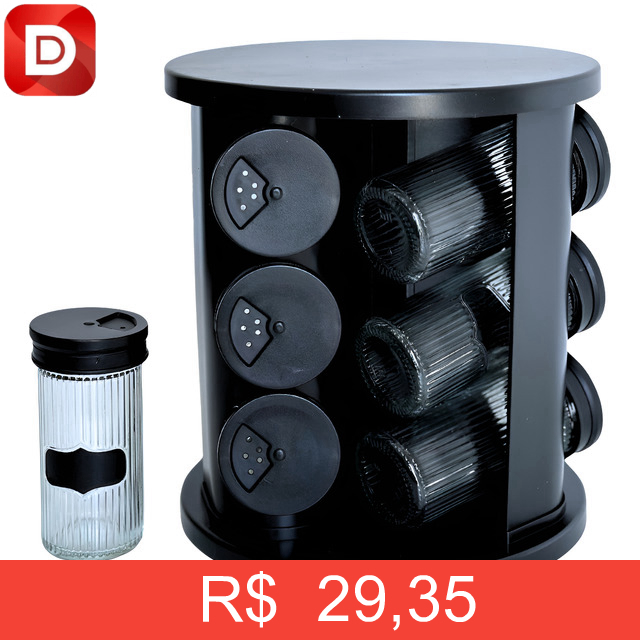 Foto do produto Porta Tempero Giratório