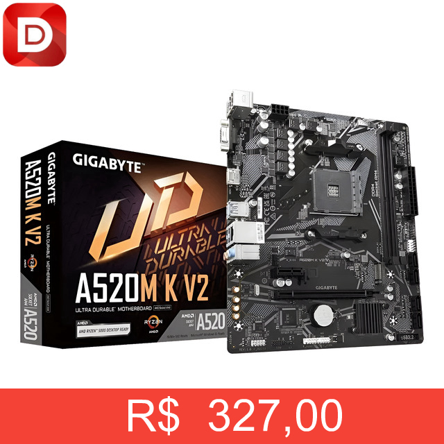 Foto do produto Placa Mãe A520M K V2