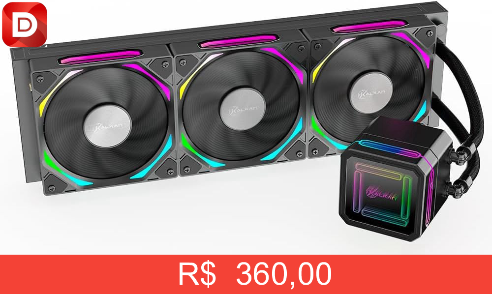 Foto do produto Water Cooler Kalkan Delta 360mm