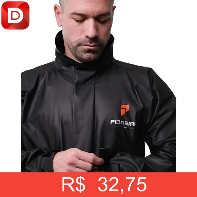 Foto do produto Capa De Chuva Pioneira PVC