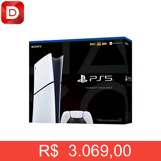 Foto do produto Console Playstation 5 Slim Edição Digital