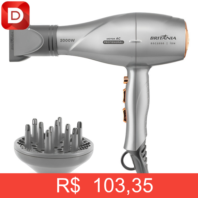 Foto do produto Secador De Cabelos Britânia BSC2050