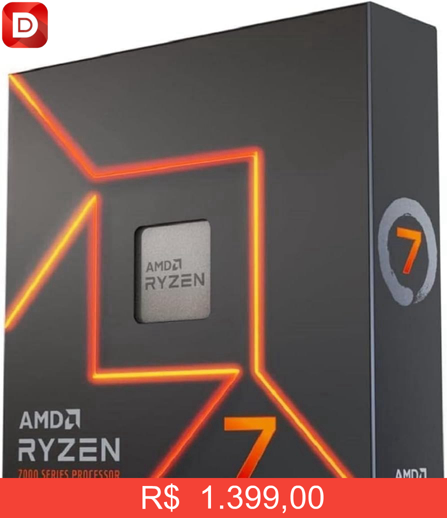Foto do produto Processador AMD Ryzen 7 7700X