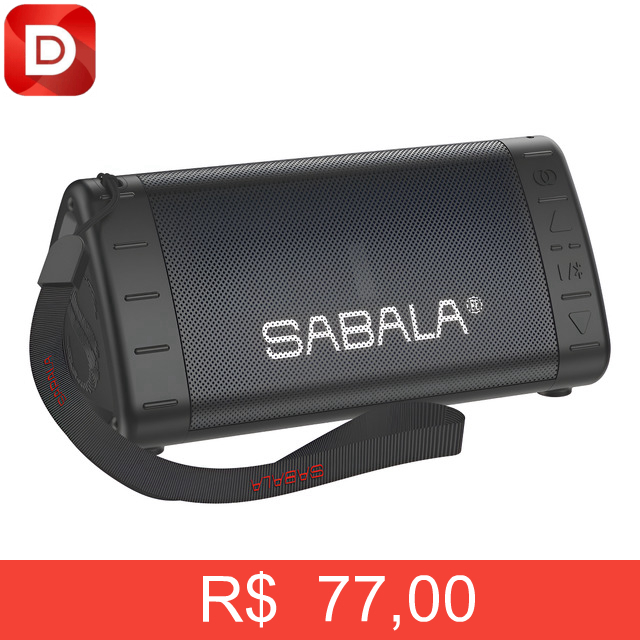 Foto do produto Caixa De Som Portátil Bluetooth Sabala