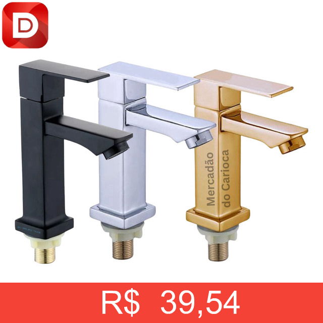 Foto do produto Torneira Banheiro Luxo Metal