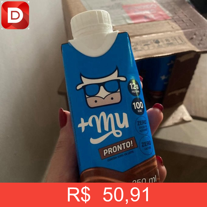 Foto do produto Mu Mulkshake Bebida Proteica Láctea UHT