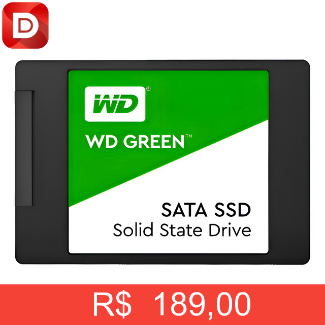 Foto do produto SSD WD Green 480GB