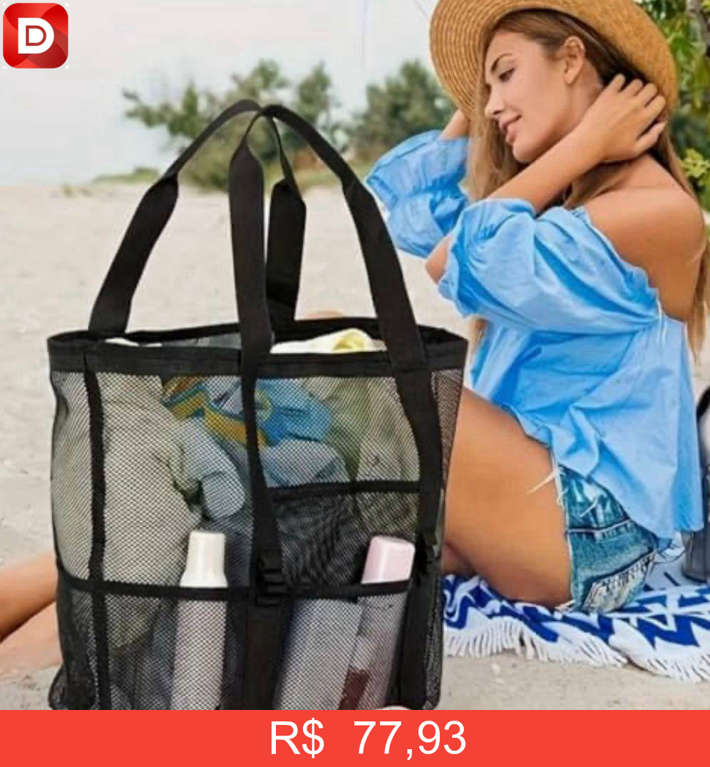 Foto do produto Bolsa de praia de malha
