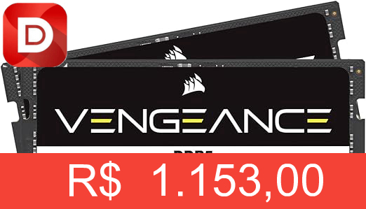 Foto do produto CORSAIR Memória Vengeance SODIMM DDR5 RAM
