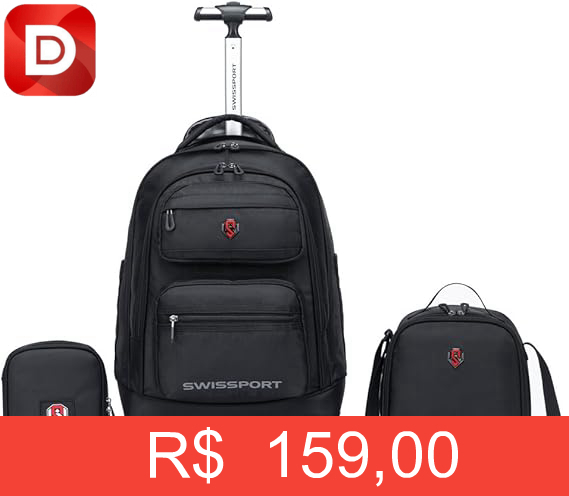 Foto do produto Mochila De Rodinhas Juvenil Swissport