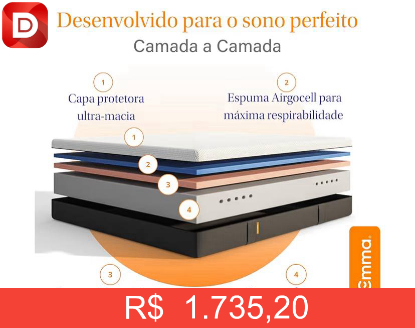 Foto do produto Colchão Casal Emma Original