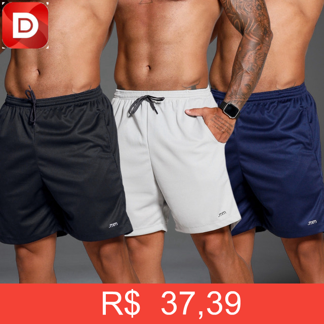 Foto do produto Kit 3 Short Futebol Bermuda