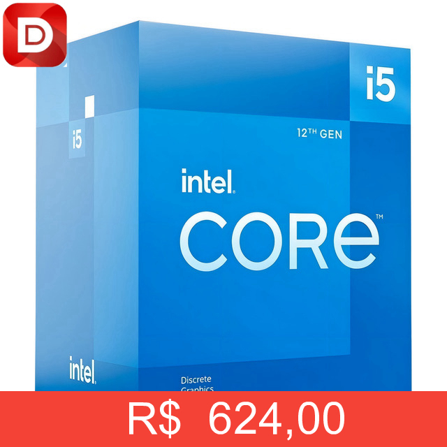 Foto do produto Processador Intel Core I5-12400F