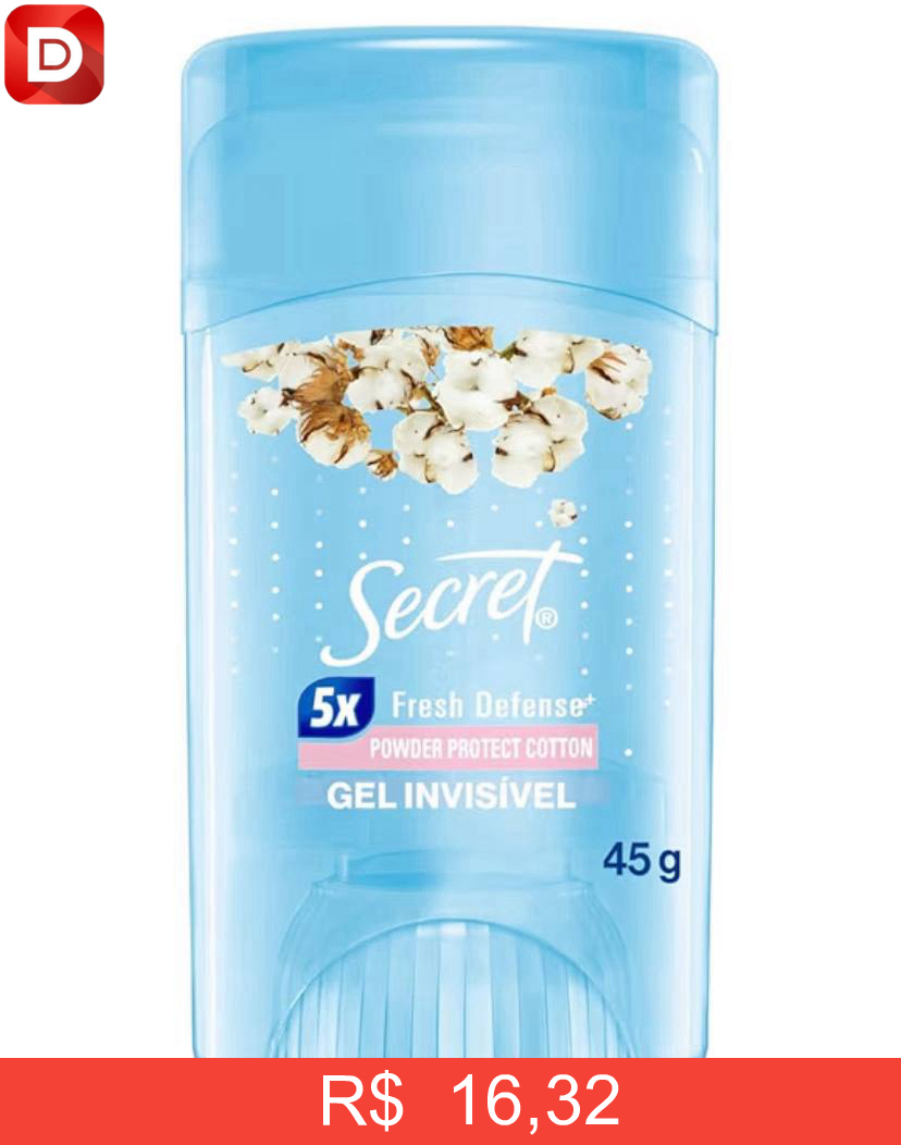 Foto do produto Secret Desodorante Antitranspirante em Gel Invisible