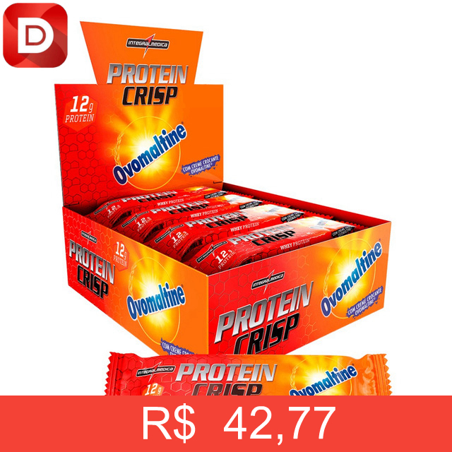 Foto do produto Barra De Proteína Crisp Bar Ovomaltine