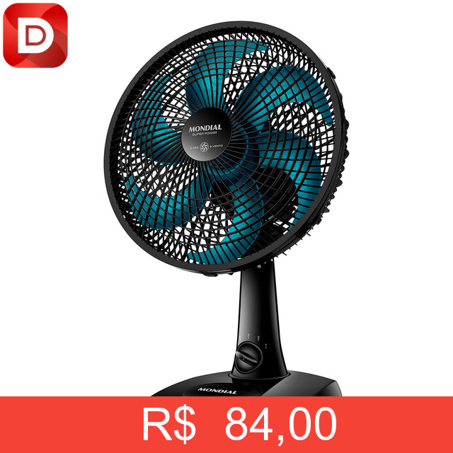 Foto do produto Ventilador de Mesa 30cm Super Power