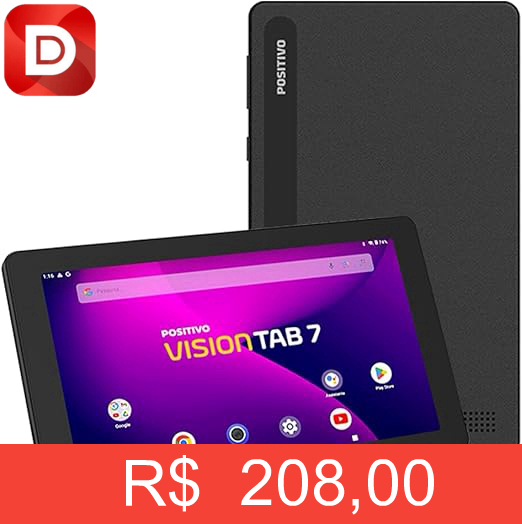 Foto do produto Tablet Positivo Vision TAB 7