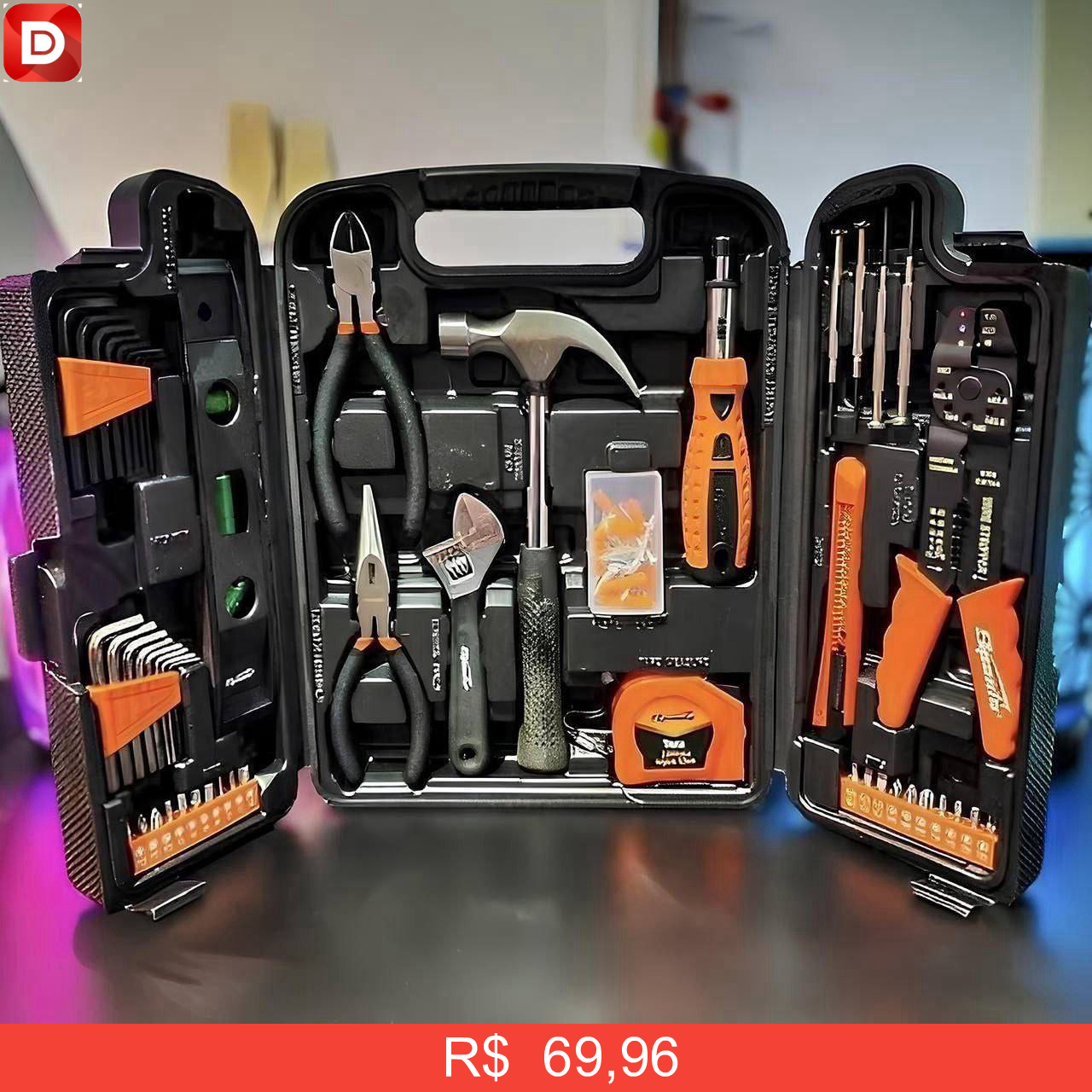 Foto do produto Sparta Maleta de ferramentas kit