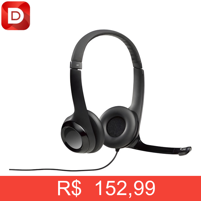 Foto do produto Headset com fio USB Logitech H390
