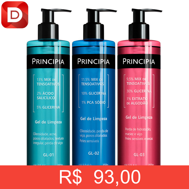 Foto do produto Principia Kit Trio Limpeza Facial Personalizada