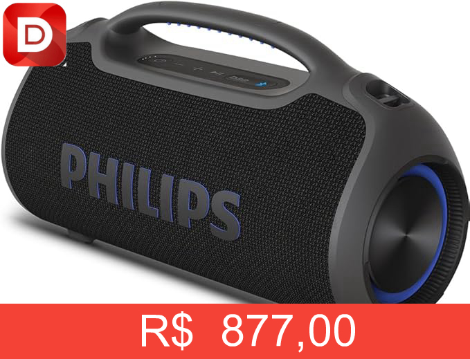 Foto do produto Caixa de Som Bluetooth Boombox PHILIPS TAX400B/00