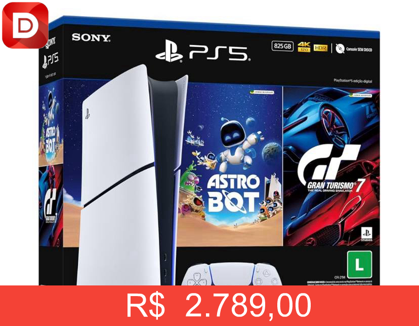 Foto do produto PlayStation 5 Slim Digital