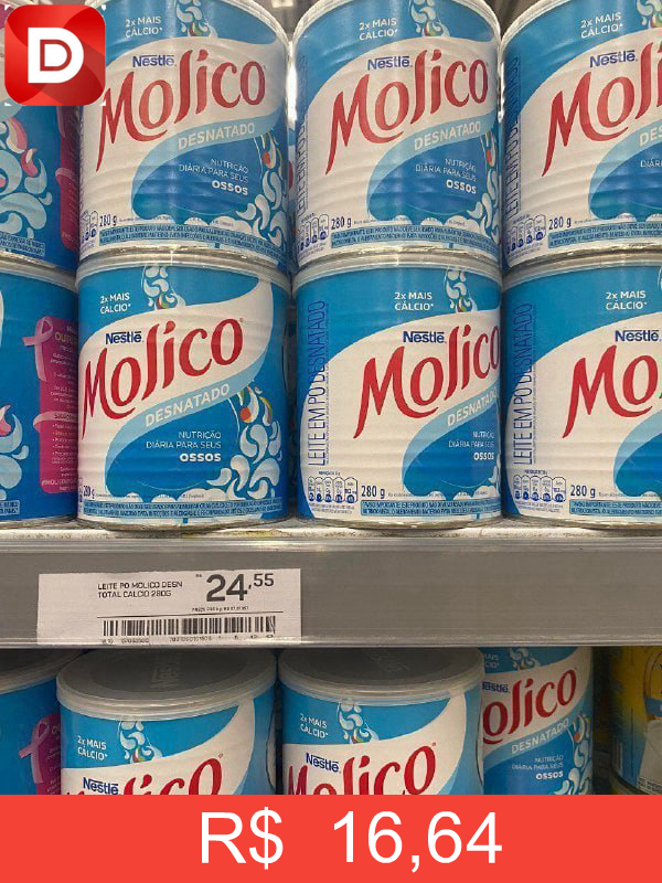 Foto do produto Leite em Pó Desnatado Molico Total Cálcio