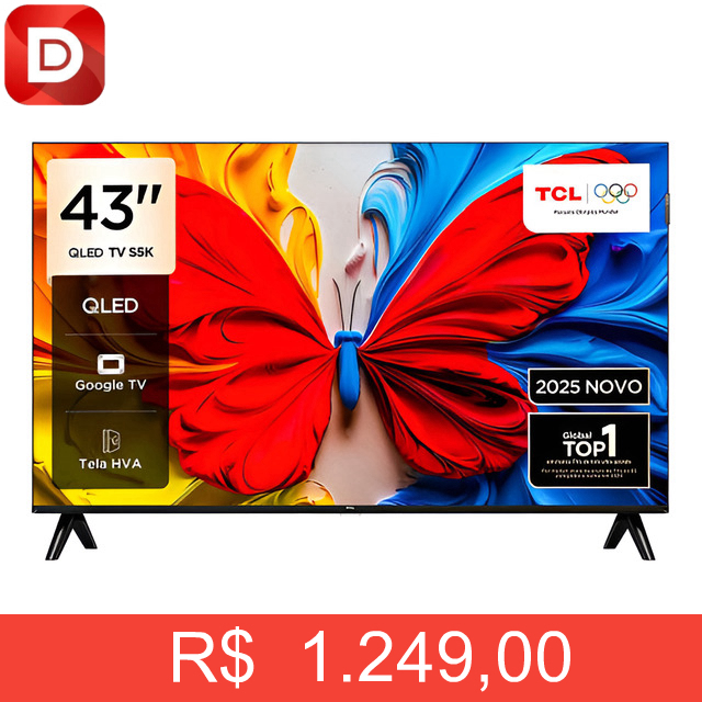 Foto do produto Smart Tv Tcl 43s5k