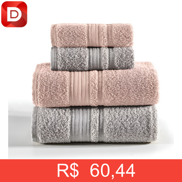 Foto do produto Jogo De 4 Toalhas de banho Tóquio Altenburg