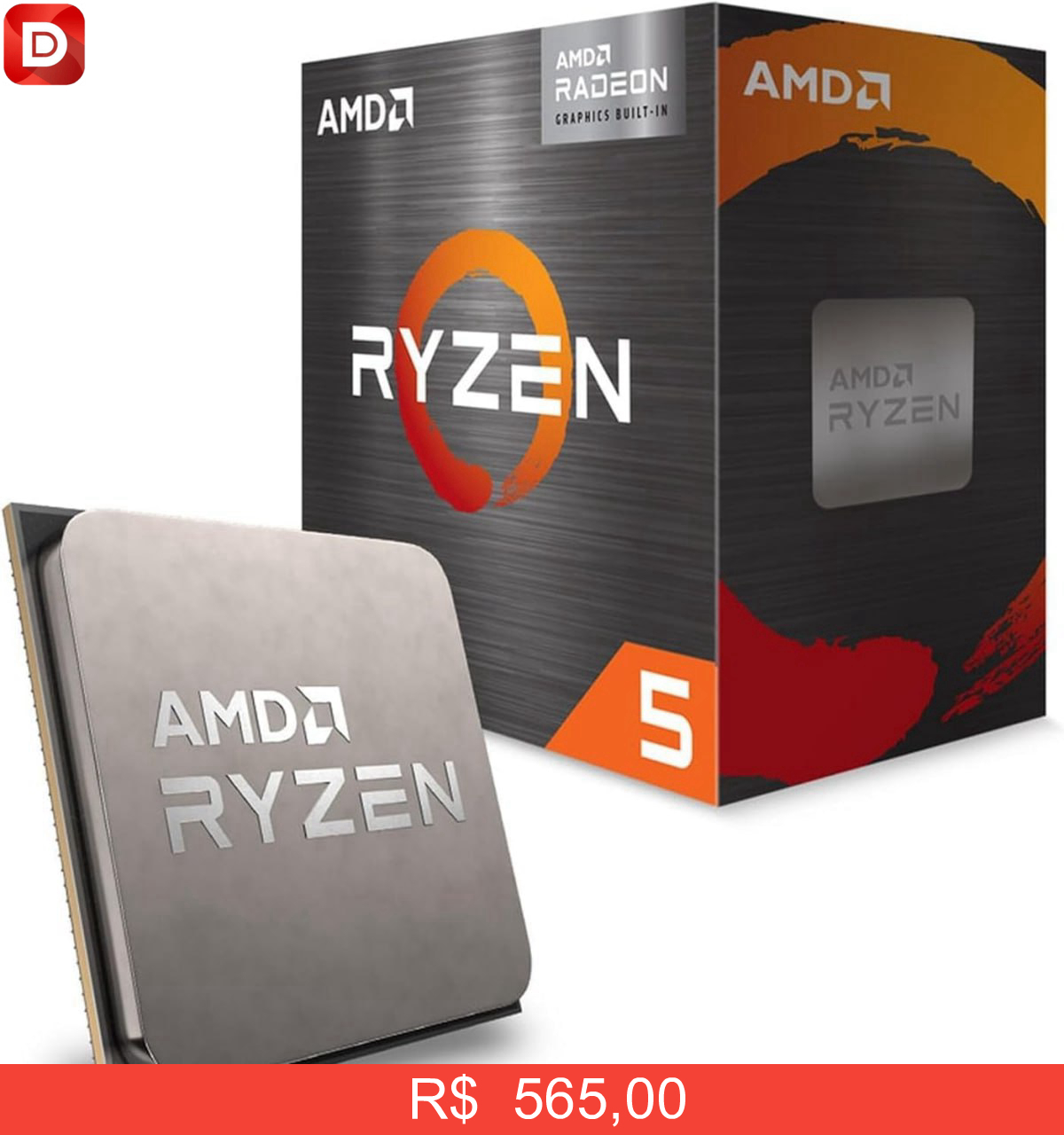 Foto do produto Processador AMD Ryzen 5 5600GT