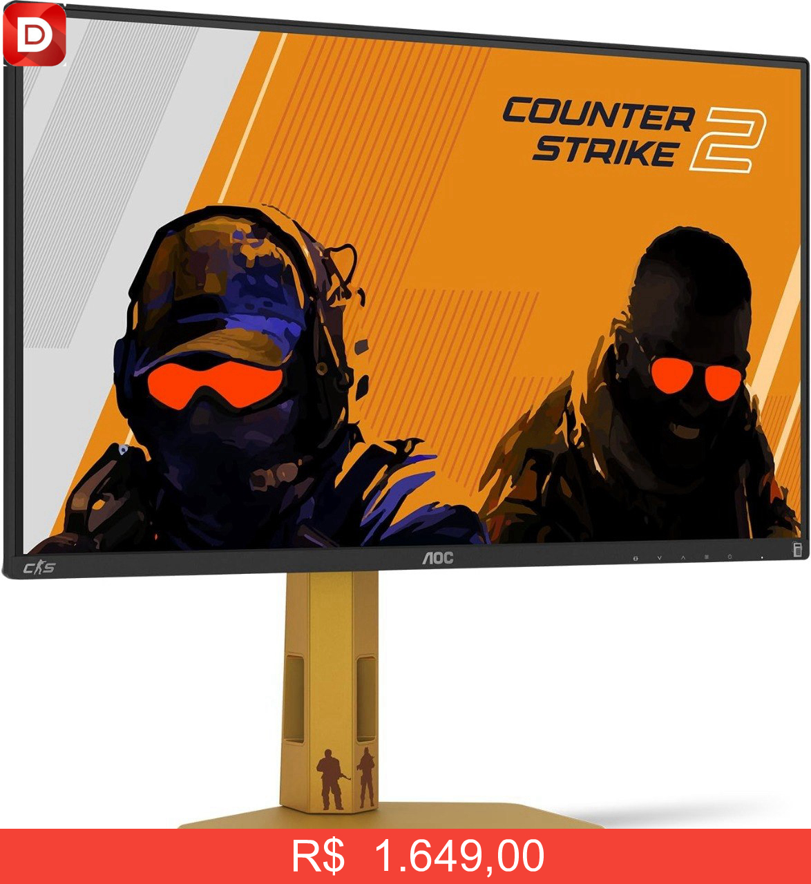 Foto do produto Monitor Gamer AOC AGON CS2 25