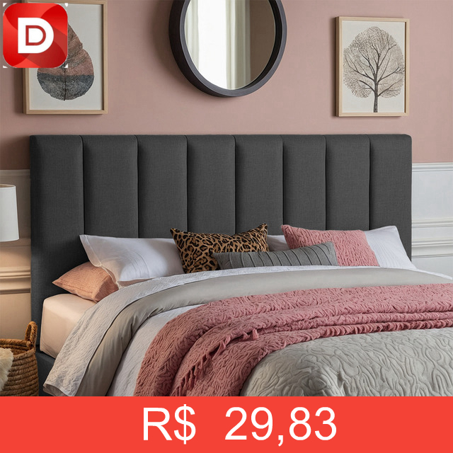 Foto do produto Kit 7 Peças Cabeceira De Cama Modular