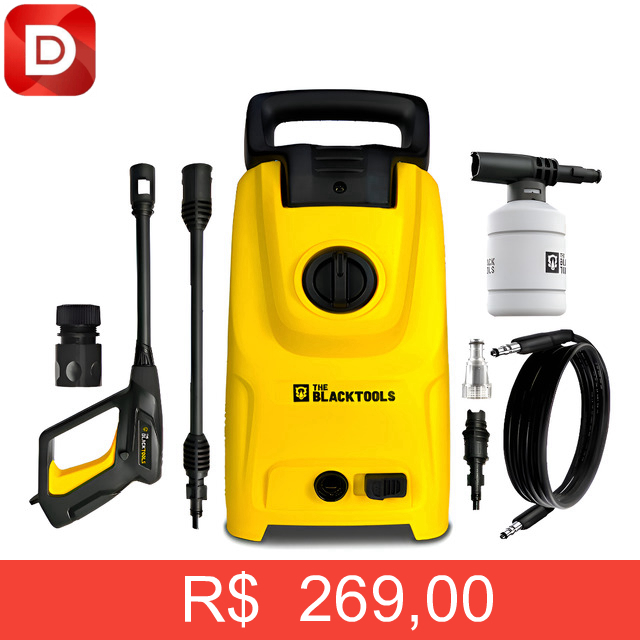Foto do produto Lavadora de Alta Pressão The Black Tools Compacta