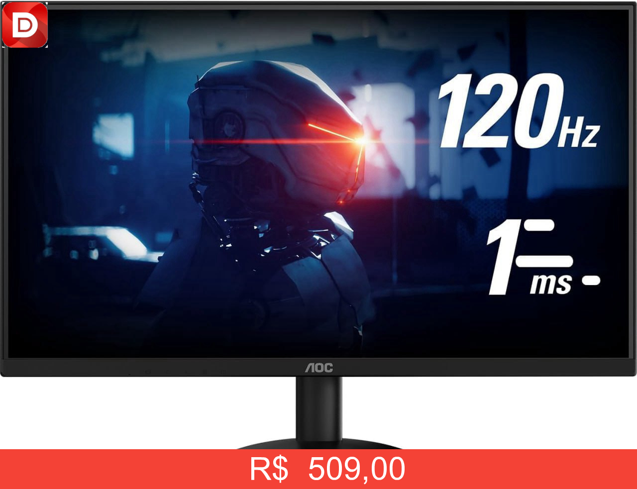 Foto do produto Monitor AOC 27B35H