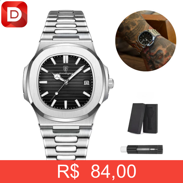 Foto do produto Relógio Poedagar de Luxo com Caixa
