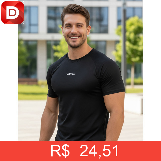 Foto do produto Camiseta Voker Proteção Térmica Dry Fit