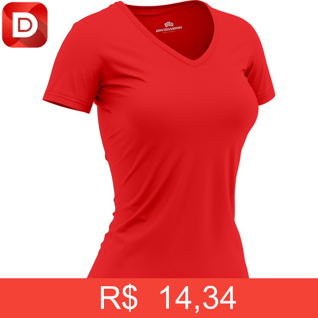 Foto do produto Blusa Feminina Babylook Dry Fit Esportiva