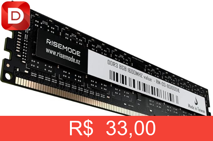 Foto do produto Rise Mode Memória RAM Gamer