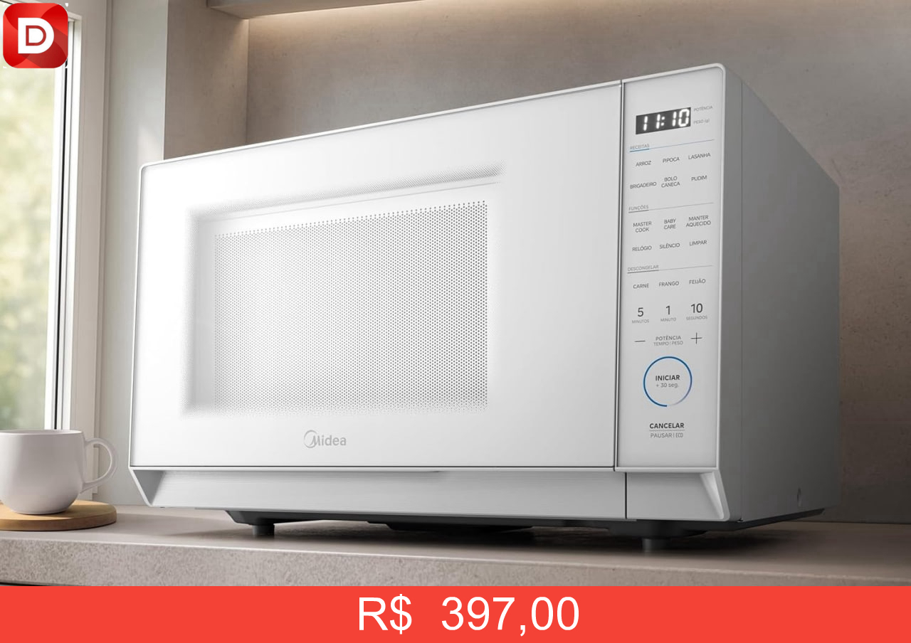 Foto do produto Micro-ondas 35L Branco MasterCook Midea