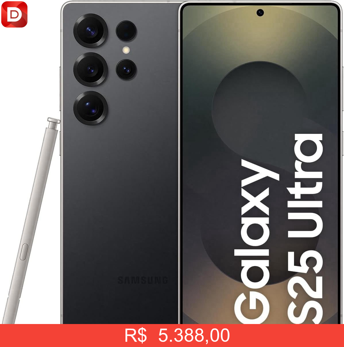 Foto do produto Samsung Galaxy S25 Ultra 5G