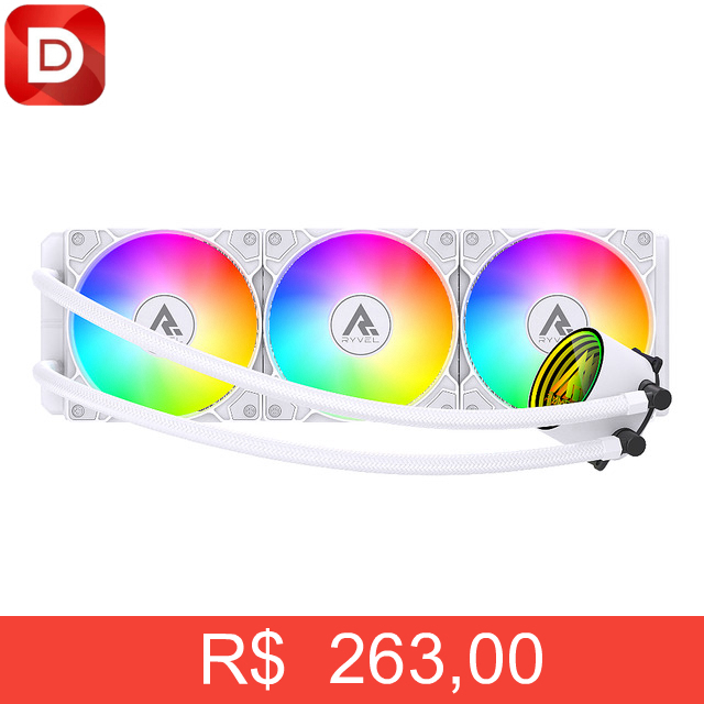 Foto do produto Water Cooler Ryvel Hidra Argb 360mm