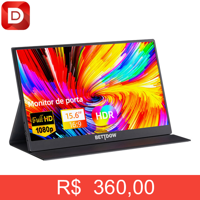 Foto do produto Monitor Bettdow 15.6''