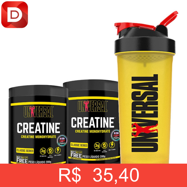 Foto do produto Creatina Universal Nutrition Combão