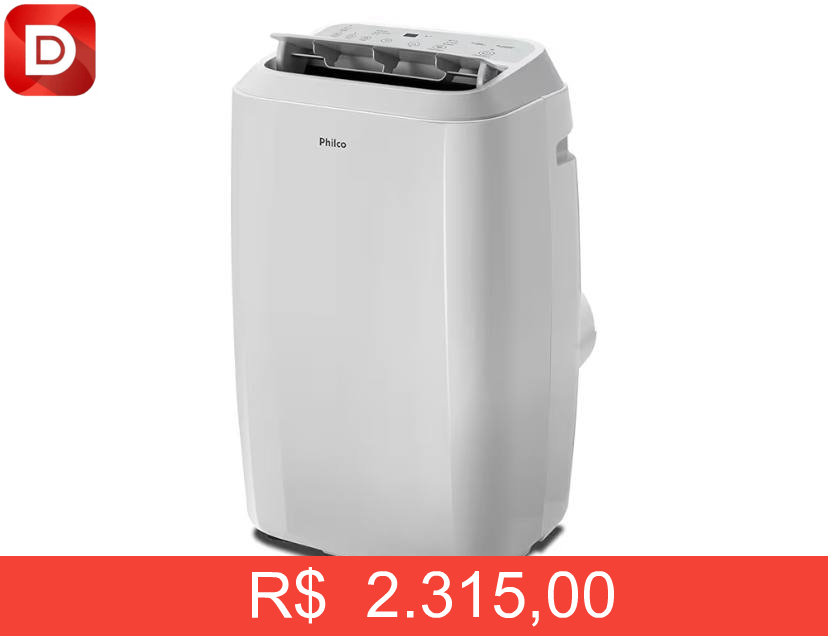 Foto do produto Ar-Condicionado Philco Portátil 12000BTUs Frio PAC12000F5