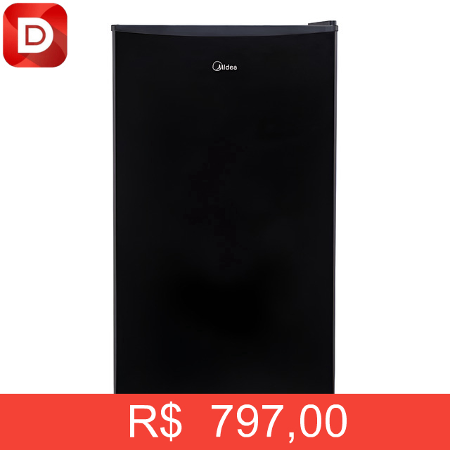 Foto do produto Frigobar Inverter Midea 93L Black Edition